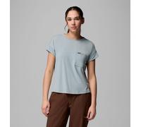 Columbia Women's Daniela Falls Short Sleeve, Short Sleeve T-Shirt, Crushed Blue, S