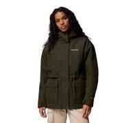 Columbia Women's Drop Ridge 2 Interchange Jacket, 3 In 1 Interchange Winter Coat, Greenscape, Medium