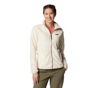 Columbia Women's Fire Side 2 Sherpa Full Zip Full Zip Fleece Jacket, Chalk x Spring 24, Size XS