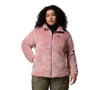 Columbia Women's Fire Side 2 Sherpa Full Zip, Full Zip Fleece Jacket, Eraser Pink, M