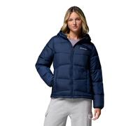 Columbia Women's Fivemile Butte Hooded Jacket, Hooded Puffer Jacket, Collegiate Navy, Medium