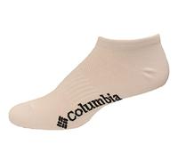 Columbia Women's Flat-Knit Solid No Show Socks 3 Pair, White Grey, Size: 4-10, White, One size