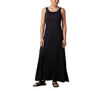 Columbia Women's Freezer Maxi Dress, UV Sun Protection, Moisture Wicking Fabric Black