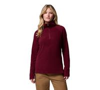 Columbia Women's Glacial 4 1/2 Zip, Fleece Pull Over, Rich Wine, X-Large