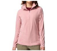 Columbia Women's Glacial 4 1/2 Zip, Fleece Pull Over, Eraser Pink, XS