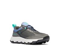 Columbia Women's Hatana Max Outdry Waterproof Low Rise Hiking Shoes, Grey (Dark Grey x Electric Turquoise), 7 UK