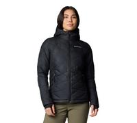 Columbia Women's Heavenly Hooded Jacket, Hooded Puffer Jacket, Black, L