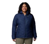 Columbia Women's Heavenly Hooded Jacket, Hooded Puffer Jacket, Collegiate Navy, S