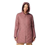 Columbia Women's Heavenly Long Hooded Jacket, Fig, M