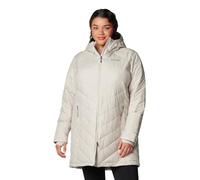 Columbia Women's Heavenly Long Hooded Jacket, Hooded Puffer Jacket, Dark Stone, Medium