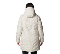 Columbia Women's Heavenly Long Hooded Jacket, Hooded Puffer Jacket, Dark Stone, X-Small