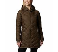 Columbia Women's Heavenly Long Hooded Jacket, Olive Green, L