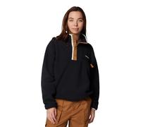 Columbia Women's Helvetia II Cropped Half Snap Fleece, Black, X-Large