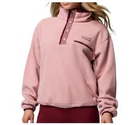 Columbia - Helvetia II Cropped Half Snap Fleece Eraser Pink Fig Rich Wine - S - Fleece