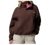 Columbia - Women's Helvetia II Cropped Half Snap Fleece - Fleece jumper size XL, brown