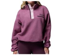 Columbia - Women's Helvetia II Cropped Half Snap Fleece - Fleece jumper size XL, purple