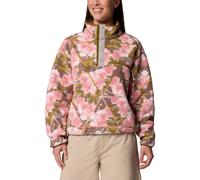 Columbia - Short fleece jacket with half-zip collar - Helvetia II Printed Cropped Half Snap Pink Agate Florascope for Women - Size S Pink S