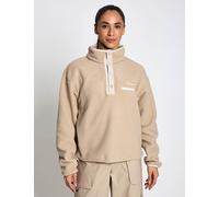 Columbia Women's Helvetia II Cropped Sherpa Half Snap Fleece - Ancient Fossil - Size: Medium