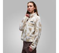 Columbia Women's Helvetia II Cropped Sherpa Half Snap Fleece, Cream XL