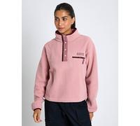 Columbia Women's Helvetia II Cropped Sherpa Half Snap Fleece - Eraser Pink/Fig/Rich Wine - Size: XL