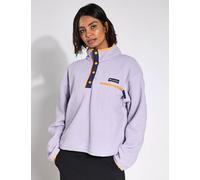 Columbia - Helvetia II Cropped Sherpa Half Snap Fleece - Lavender Pearl Size S - Women