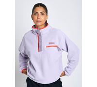 Columbia Women's Helvetia II Cropped Sherpa Half Snap Fleece - Lavender Pearl/Shale Purple/Zing - Size: XL