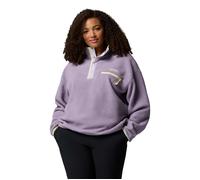 Columbia Womens Helvetia II Cropped Half Snap Fleece, Purple, Size S, Women Purple