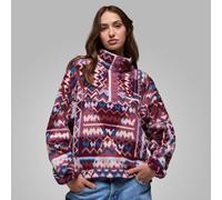 Columbia Women's Helvetia II Cropped Sherpa Half Snap Printed Fleece L