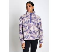 Columbia - Short-cut fleece with half-press-stud collar - Helvetia II Printed Cropped Half Snap Lavender Pearl Sunscape for Women - Size S - Purple Purple S