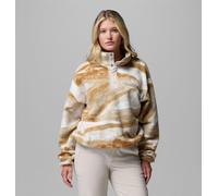 Columbia - Women's Helvetia™ II Cropped Sherpa Half Snap Printed Fleece - Sea Salt, Summits Size XS Women