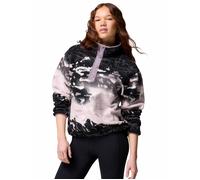 Columbia Womens Helvetia II Printed Crop Half Zip Fleece Purple L