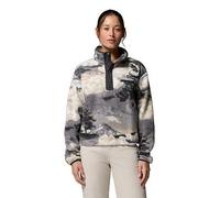 Columbia - Short-cut fleece with half-buttoned stand-up collar - Helvetia II Printed Cropped Half Snap Shark Dreaming for Women - Size M - Grey Grey M