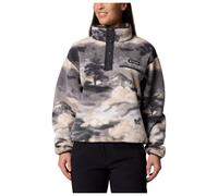 Columbia - Women's Helvetia II Printed Cropped Half Snap - Fleece jumper size L, grey