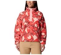 Columbia - Women's Helvetia II Printed Cropped Half Snap - Fleece jumper size M, red