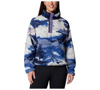 Columbia - Fleece with half-zip collar - Helvetia II Printed Cropped Half Snap Nocturnal Dreaming for Women - Size XL - Blue Blue XL