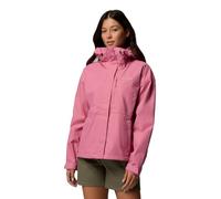 Columbia Women's Hikebound 2 Jacket, Waterproof Rain Jacket, Rosette, Large