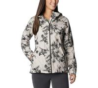 Columbia Women's Inner Limits Jacket, Waterproof Rain Jacket, Dark Stone Pinecones Print, Size XS
