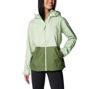 Columbia Women's Inner Limits Jacket, Waterproof Rain Jacket, Sage Leaf/Canteen, Size XS