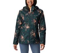 Columbia Women's Inner Limits Jacket, Waterproof Rain Jacket, Spruce Aurelian Print, Size XS