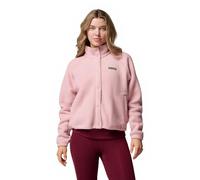 Columbia Women's Jasper Ridge Pebbled Fleece Full Snap, Fleece Jacket, Eraser Pink, XS