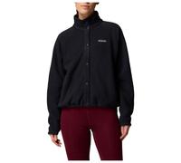 Columbia Women's Jasper Ridge Pebbled Fleece Full Snap, Black, Size Xs, Women Black