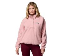 Columbia Women's Jasper Ridge Pebbled Fleece Half Snap, Fleece Pull Over, Eraser Pink, M