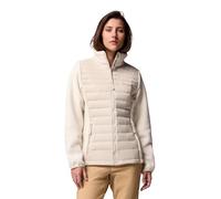 Columbia Women's Juniper Peak Hybrid Jacket, Puffer Jacket, Dark Stone/Chalk, Large