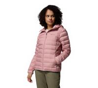 Columbia Women's Lake 22 2 Down Hooded Jacket, Hooded Puffer Down Jacket, Eraser Pink, L