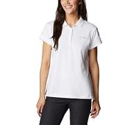 Columbia Women's Lakeside Trail Solid Pique Polo Shirt White