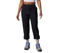 Columbia Women's Leslie Falls Convertible Pant Hiking, Black, 6