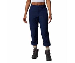 Columbia Women's Leslie Falls Convertible Pant, Hiking Convertible Trousers, Collegiate Navy, W12/L