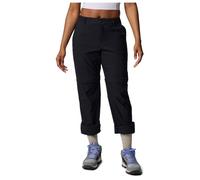 Columbia Women's Leslie Falls Convertible Pant, Hiking Convertible Trousers, Black, W4/L