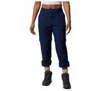 Columbia Women's Leslie Falls Convertible Pant, Hiking Convertible Trousers, Collegiate Navy, W4/L