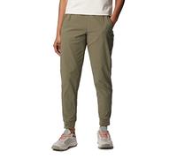 Columbia Women's Leslie Falls Jogger Hiking Pants, Stone Green, Large